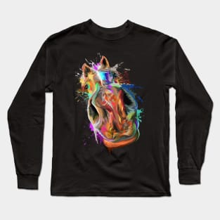 Splash Art Horse T-Shirt | Gifts for Horse lovers Long Sleeve T-Shirt